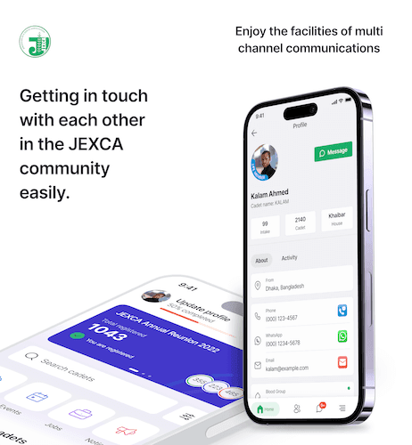 JEXCA — Alumni Platform & Mobile App