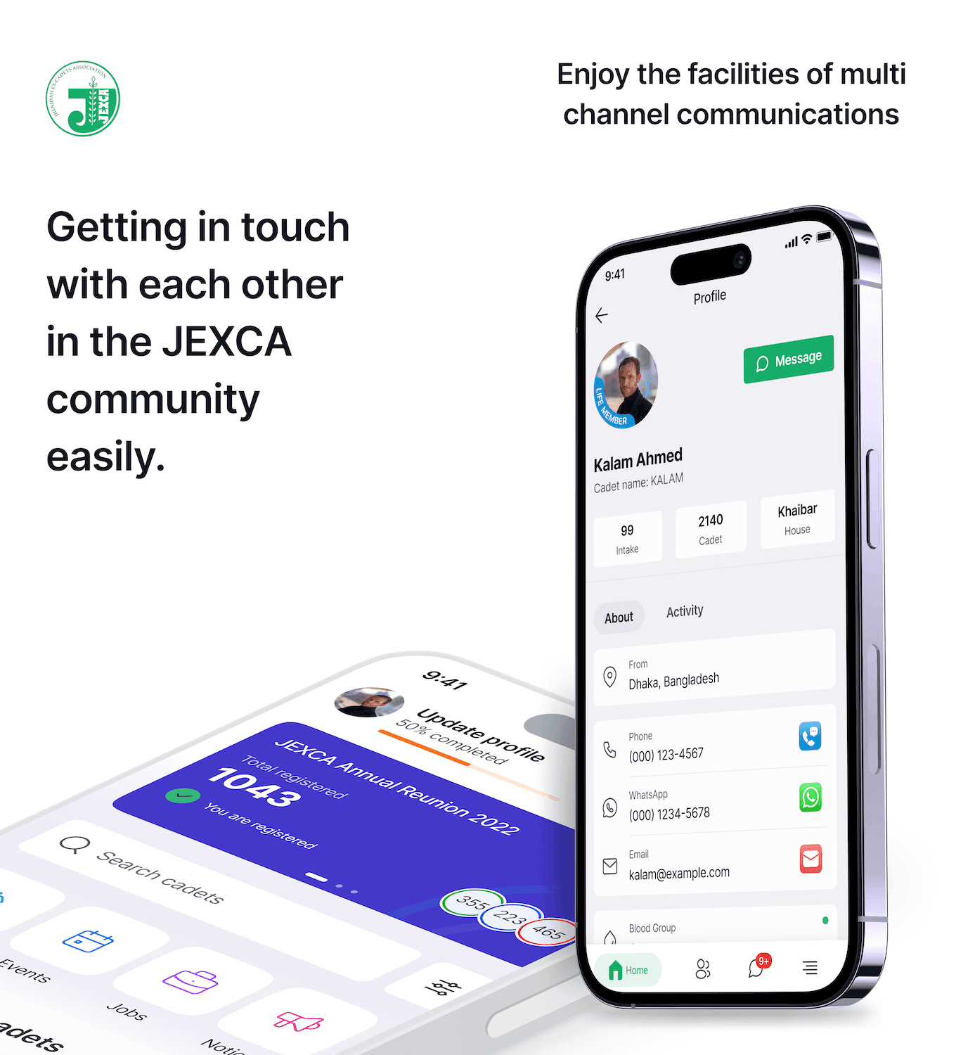 JEXCA — Alumni Platform & Mobile App project preview